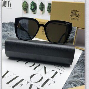 Burberry Black Oversized Square Sunglasses